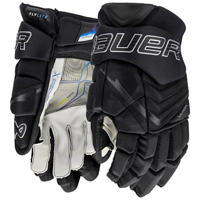  (Bauer Vapor FLYLITE Hockey Gloves - Intermediate)