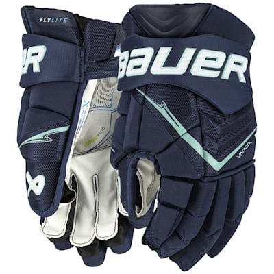  (Bauer Vapor FLYLITE Hockey Gloves - Intermediate)