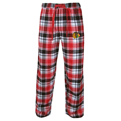 Red/Black (Concepts Sports Chicago Blackhawks Legend Flannel Pants - Senior)