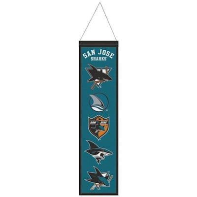  (Wincraft Logo Evolution Wool Banner - San Jose Sharks)