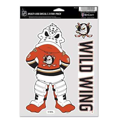  (Wincraft Mascot Decal 3 Fan Pack - Anaheim Ducks)