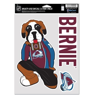  (Wincraft Mascot Decal 3 Fan Pack - Colorado Avalanche)