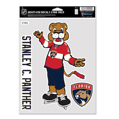  (Wincraft Mascot Decal 3 Fan Pack - Florida Panthers)
