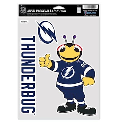  (Wincraft Mascot Decal 3 Fan Pack - Tampa Bay Lightning)