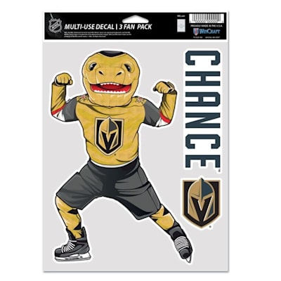  (Wincraft Mascot Decal 3 Fan Pack - Vegas Golden Knights)