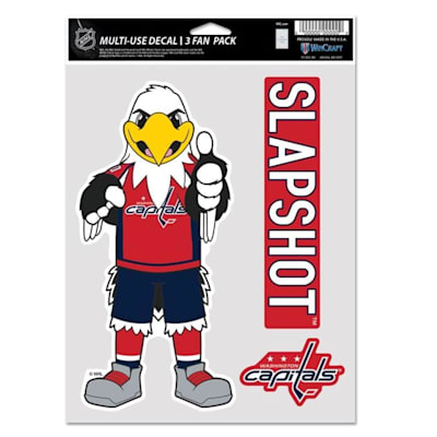  (Wincraft Mascot Decal 3 Fan Pack - Washington Capitals)