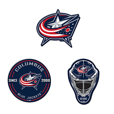  (Wincraft 3 Pack Premium Acrylic Magnet - Columbus Blue Jackets)