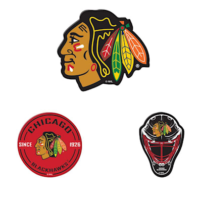  (Wincraft 3 Pack Premium Acrylic Magnet - Chicago Blackhawks)