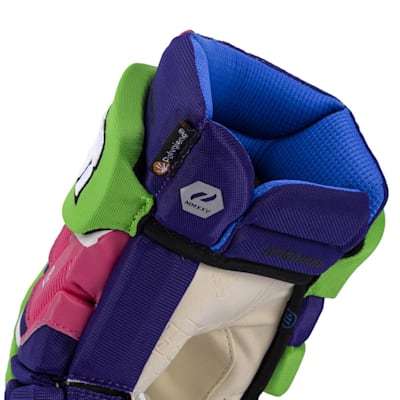  (Warrior VIP 90s Color Pop Hockey Gloves - Junior)