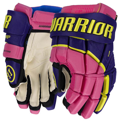  (Warrior VIP 90s Color Pop Hockey Gloves - Junior)