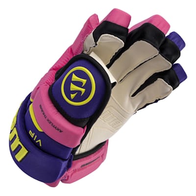  (Warrior VIP 90s Color Pop Hockey Gloves - Junior)