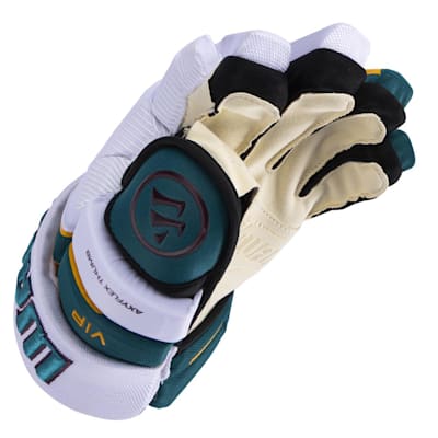  (Warrior VIP Ducks Throwback Hockey Gloves - Senior)
