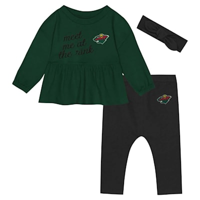  (Outerstuff Rink Queen 3 Piece Set - Minnesota Wild - Infant)