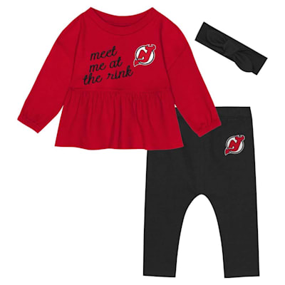  (Outerstuff Rink Queen 3 Piece Set - New Jersey Devils - Infant)