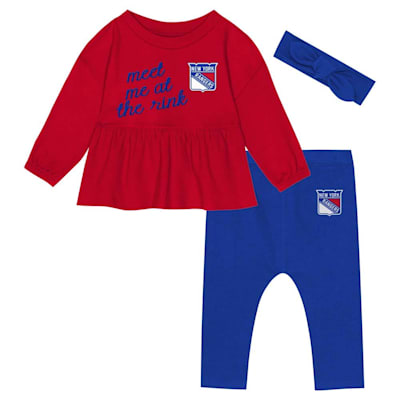  (Outerstuff Rink Queen 3 Piece Set - New York Rangers - Infant)