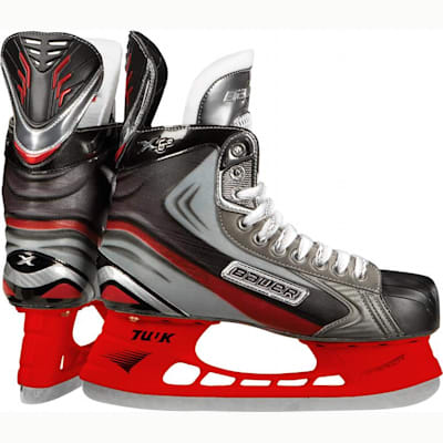 Red (Bauer CUSTOM Vapor X 6.0 Ice Skates - Junior)