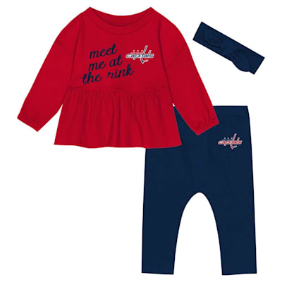  (Outerstuff Rink Queen 3 Piece Set - Washington Capitals - Infant)
