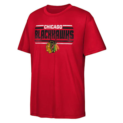 (Outerstuff Electric Snipe Tee Shirt - Chicago Blackhawks - Youth)