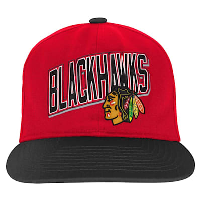  (Outerstuff Essentials Deadstock Snapback Hat - Chicago Blackhawks - Youth)