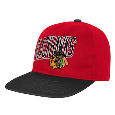  (Outerstuff Essentials Deadstock Snapback Hat - Chicago Blackhawks - Youth)