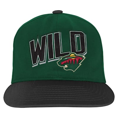 (Outerstuff Essentials Deadstock Snapback Hat - Minnesota Wild - Youth)