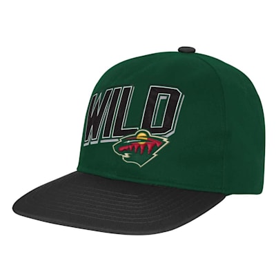  (Outerstuff Essentials Deadstock Snapback Hat - Minnesota Wild - Youth)