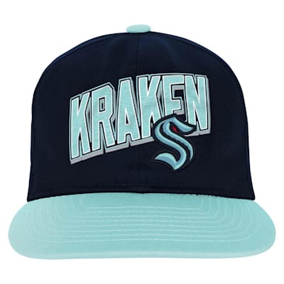 (Outerstuff Essentials Deadstock Snapback Hat - Seattle Kraken - Youth)