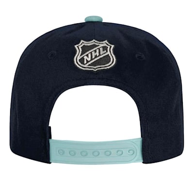 (Outerstuff Essentials Deadstock Snapback Hat - Seattle Kraken - Youth)