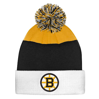  (Outerstuff Essentials Knit Pom Hat - Boston Bruins - Youth)