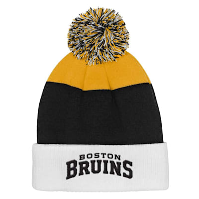  (Outerstuff Essentials Knit Pom Hat - Boston Bruins - Youth)