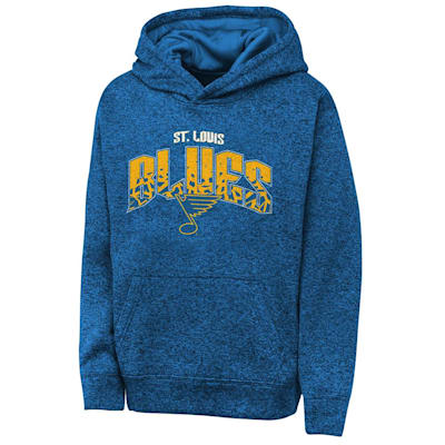  (Outerstuff Forerunner Hooded Sweatshirt - St. Louis Blues - Youth)