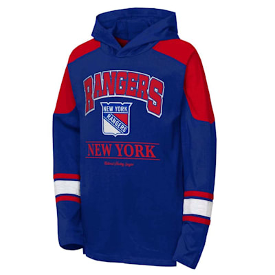  (Outerstuff Gear Up Hooded Sweatshirt - New York Rangers - Youth)