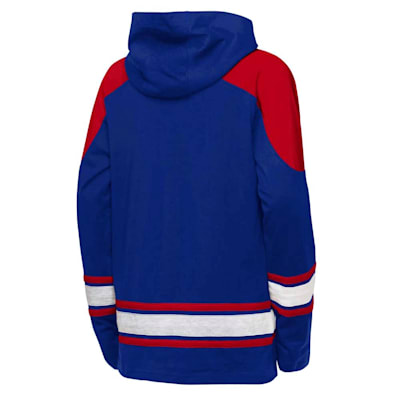  (Outerstuff Gear Up Hooded Sweatshirt - New York Rangers - Youth)