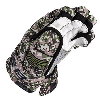  (Bauer Series Hockey Gloves - Camo - Junior)