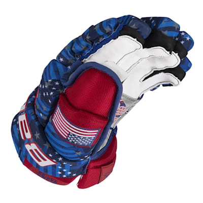  (Bauer Series Hockey Gloves - USA - Senior)