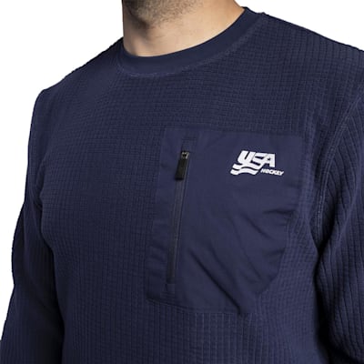  (USA Hockey Grid Fleece - Adult)