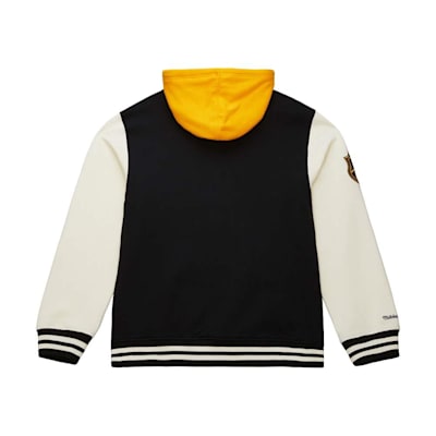  (Mitchell & Ness Rinkside Fleece Jacket - Boston Bruins - Adult)