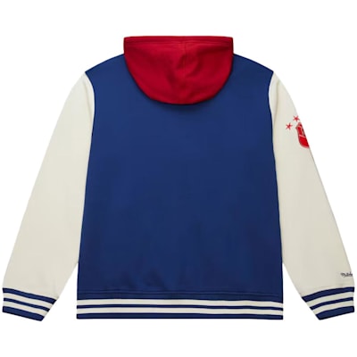  (Mitchell & Ness Rinkside Fleece Jacket - New York Rangers - Adult)