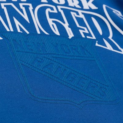  (Mitchell & Ness Double Header Crewneck Sweatshirt - New York Rangers - Adult)