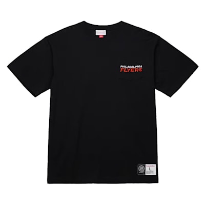  (Mitchell & Ness Double Hit SS Pocket Tee Shirt - Philadelphia Flyers - Adult)