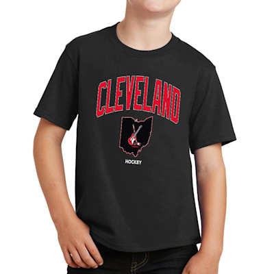  (Pure Hockey Cleveland Hockey Tee Shirt - Youth)