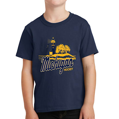 (Pure Hockey Michigan Hockey Tee Shirt - Youth)