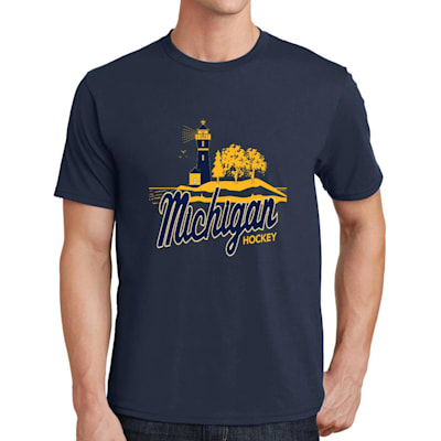  (Pure Hockey Michigan Hockey Tee Shirt - Adult)