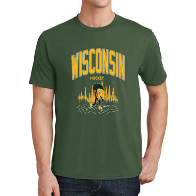  (Pure Hockey Wisconsin Hockey Tee Shirt - Adult)
