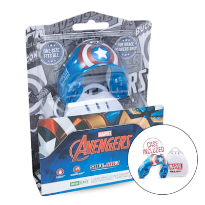  (SafeJawz Marvel Ortho Captain America Mouthguard - Braces)