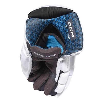  (CCM JetSpeed FT8 Pro Hockey Gloves - White - Senior)