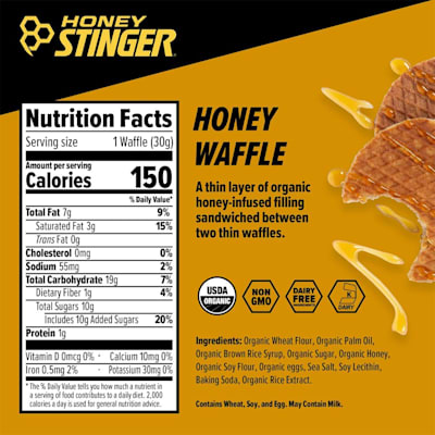  (Honey Stinger Organic Waffles)