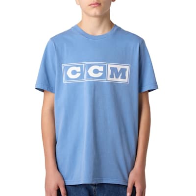  (CCM Vintage 3 Block Tee Shirt - Youth)