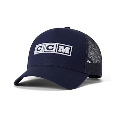  (CCM Vintage Three-Block Trucker Hat - Adult)