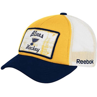 Reebok St. Louis Blues Adjustable Trucker Hat | Pure Hockey Equipment